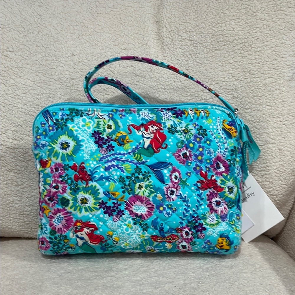NWT Vera Bradley The Little Mermaid Triple Compartment Crossbody - Picture 6 of 10